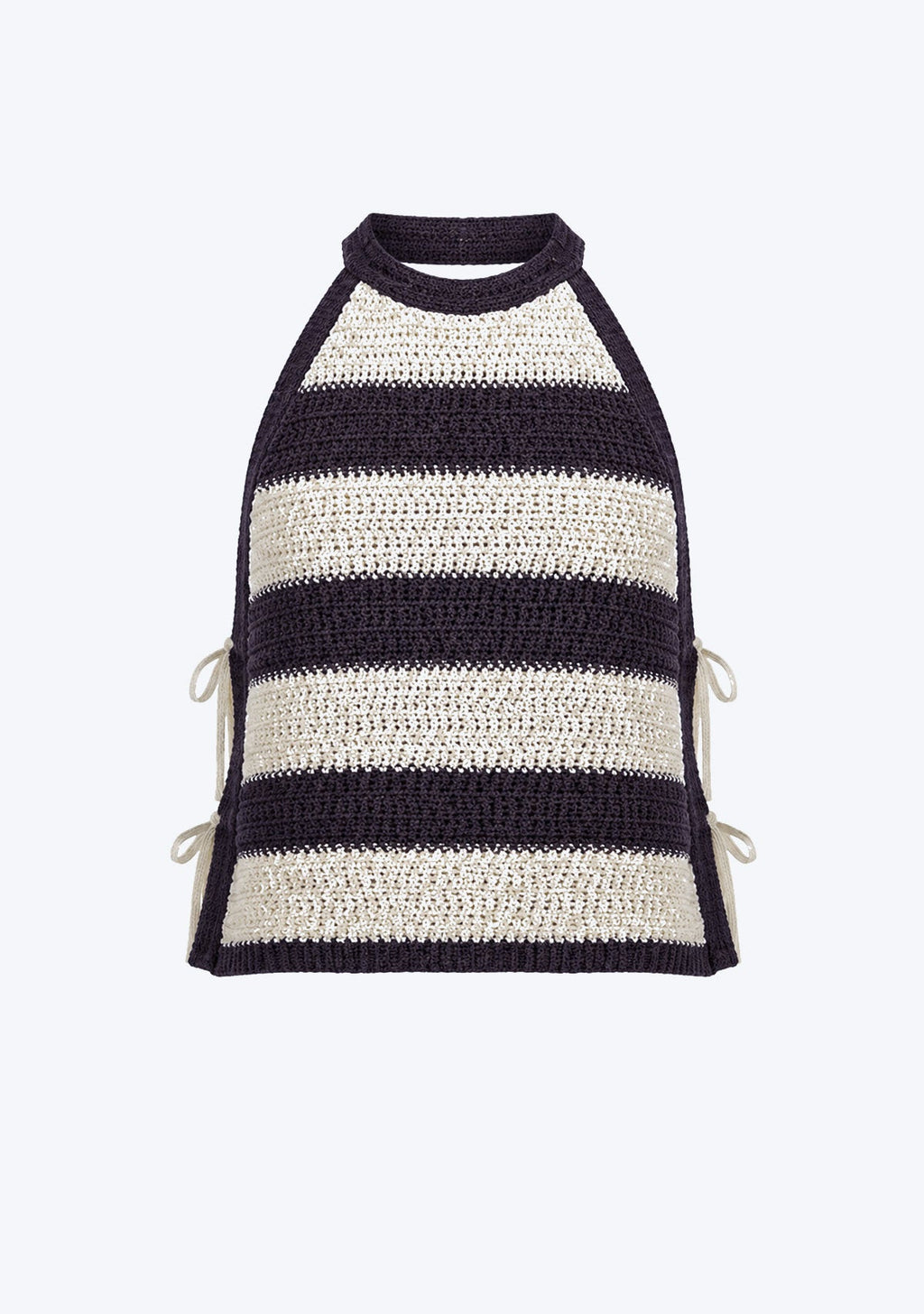 Laurent Halter Tie Top Black Natural