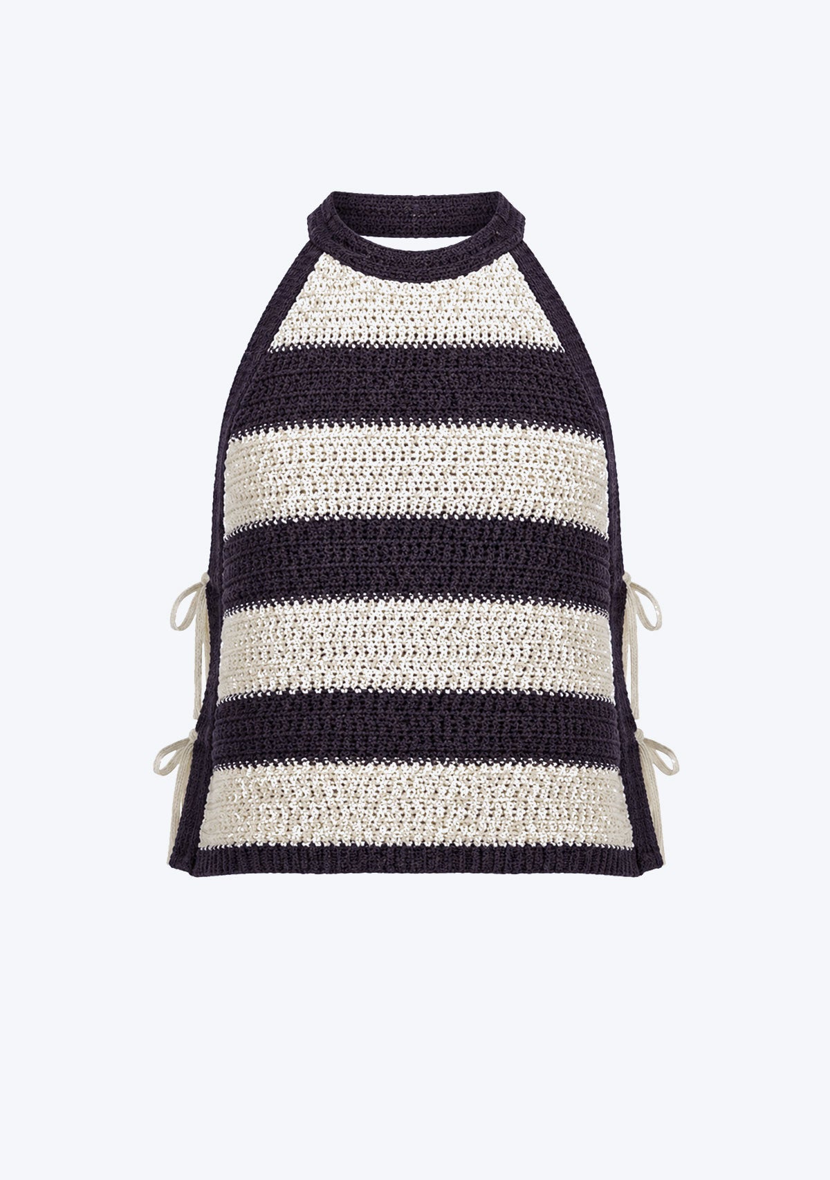 Laurent Halter Tie Top Black Natural