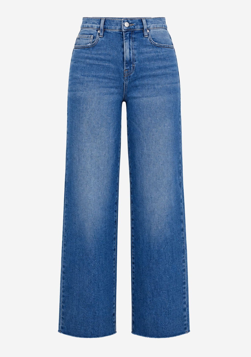 High Rise Clean Stretch Dad Jean Medium Dark