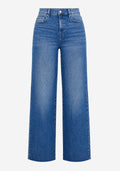 High Rise Clean Stretch Dad Jean Medium Dark