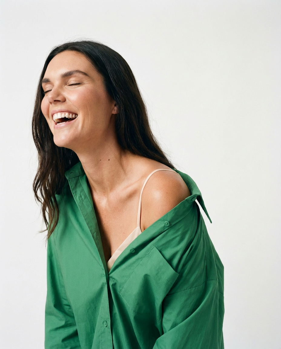 Ls Oversized Organic Poplin Shirt