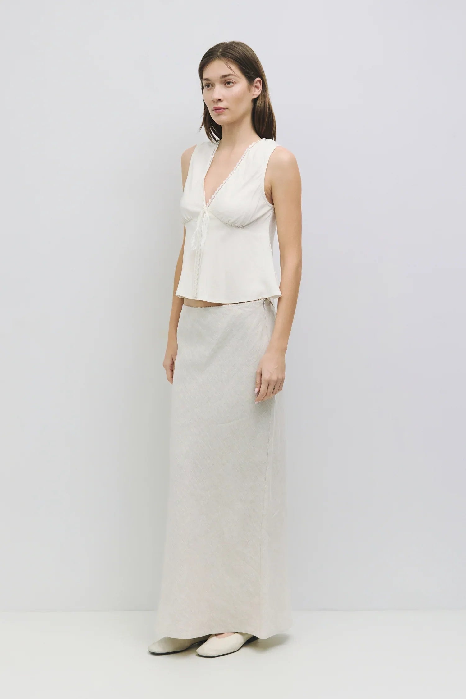 The Arielle Top Cream