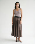 Marled Sleeveless Knit Dress Marled